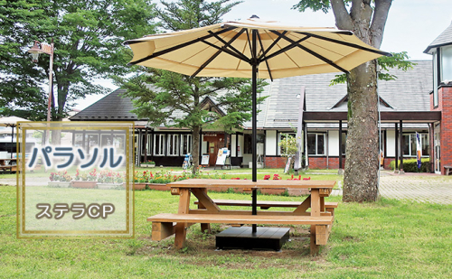 【タカノエクステリア】ステラCP ≪パラソル≫ 庭 自宅 店舗 プールサイド ベランダ 風に強い スタイリッシュ 風抜き機構 転倒防止 破損防止 シンプル おしゃれ  973575 - 長野県駒ヶ根市