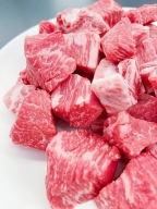 SS-332　松阪牛サイコロステーキ（240g × 3P） ＊歯ごたえのあるお肉です。柔らかいお肉をご希望の方はご遠慮ください＊