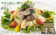 ひみドレセット 6個入り 富山県 氷見市 ドレッシング 魚入り 魚介 いわし かます ふくらぎ パスタ サラダ