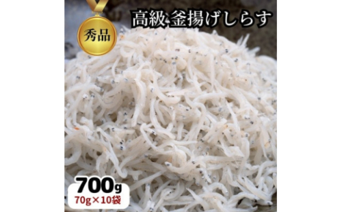 篠島 高級 釜揚げ しらす干し 700g(70g×10袋) CAS冷凍 小分け しらす シラス 釜揚げしらす しらす干し シラス丼 しらす干し しらす丼 釜揚げしらす しらす干し しらすパスタ ふるさと納税しらす ふるさと納税シラス しらす シラス 釜揚げしらす しらす干し チリメンジャコ ちりめん しらす シラス 釜揚げしらす 新鮮 海鮮 魚貝 魚 さかな 人気 おすすめ 愛知県 南知多町 976887 - 愛知県南知多町