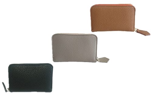 国産シュリンクレザー　ラウンドZIPコインケース ファッション小物 財布 ファスナータイプ  97747 - 兵庫県加西市