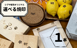 シブヤ彫刻オリジナル！選べる焼印セット！お好きな焼印を1本お選びいただけます。ご利用シーンや使う方に合わせてお選びいただけます。▼絵柄は6種類▼桜、ハロウィン、サンタクロース犬の肉球、ハート、祝お子様