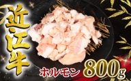 近江牛 切り落とし ホルモン 焼肉 800g 冷凍 黒毛和牛 ブランド 小腸 マルチョウ 肉 焼肉セット 三大和牛 牛丼 カレー 贈り物 ギフト 滋賀県 竜王町 岡喜 神戸牛 松阪牛 に並ぶ 日本三大和牛 ふるさと納税