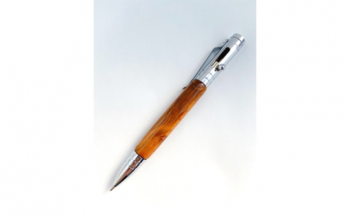 天然屋久杉ボールペン（スライドノックタイプ、0.5mm）1本