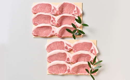 オリーブ豚ロースステーキ用　1200g（600g×2） 99346 - 香川県東かがわ市