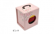 お弁当箱「遊山箱」（桜柄）【ピンク】3段重ねの木製