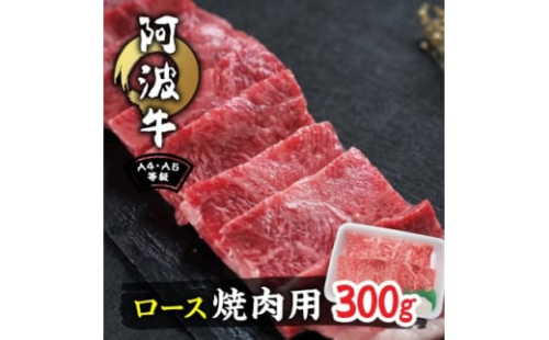 阿波牛A4・A5等級ロース焼肉300g【1209457】