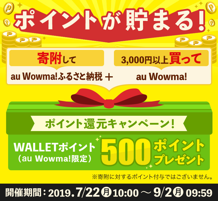 ポイント還元キャンペーン!