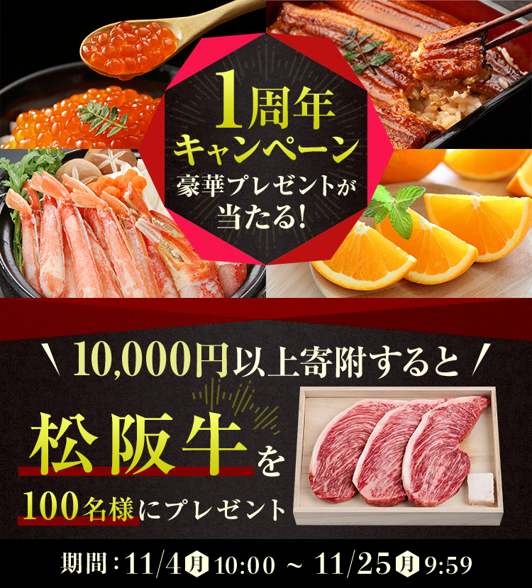 1周年キャンペーン豪華プレゼントが当たる!