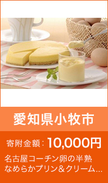 愛知県小牧市のプリン＆クリームチーズ