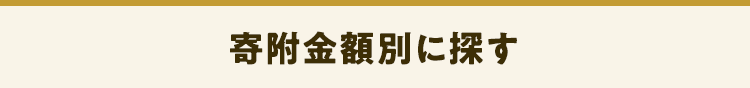 寄附金額別に探す