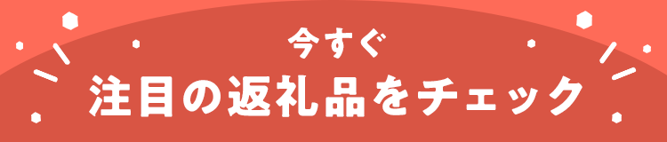 今すぐ注目の返礼品をチェック